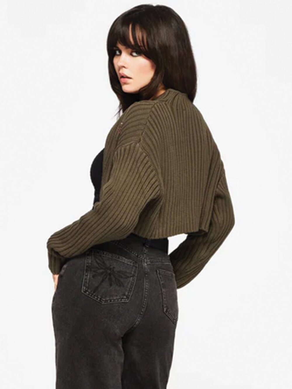 Disturbia Ergot Floral Embroidered Bolero - Picture 5 of 8